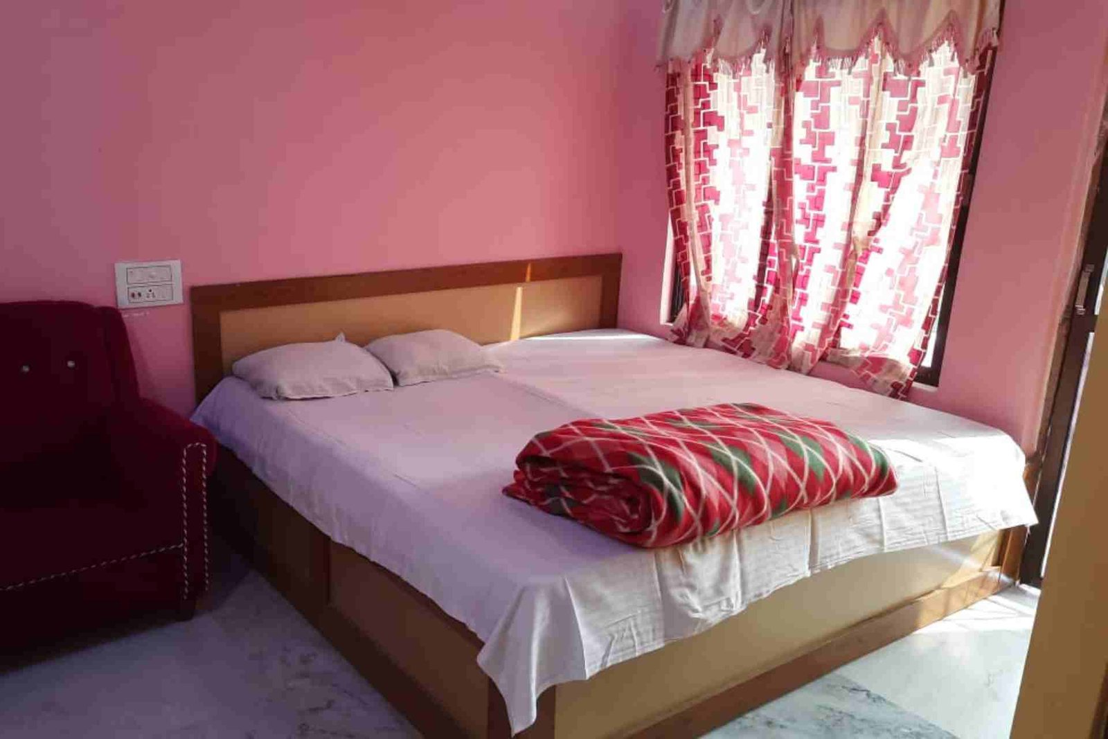 bakkhali hotel sanjog hotel room inside view